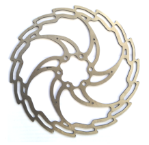 Cyclotech Ninja remschijf 160 mm, RVS.